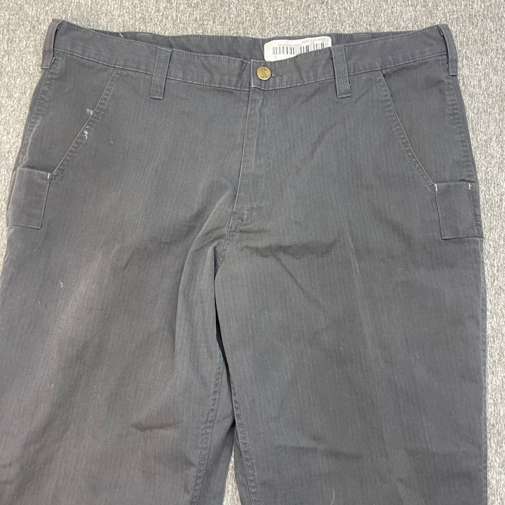 Carhartt Men's Relaxed Fit Work Pants Dark Gray Size 36x30‎